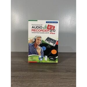Honestech Audio Recorder 2.0 Deluxe Convert From Cassettes LPs New Sealed